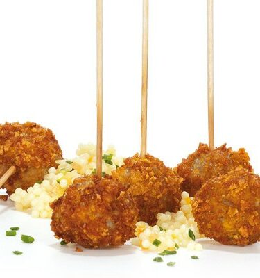 piruletas de queso de La Grosella