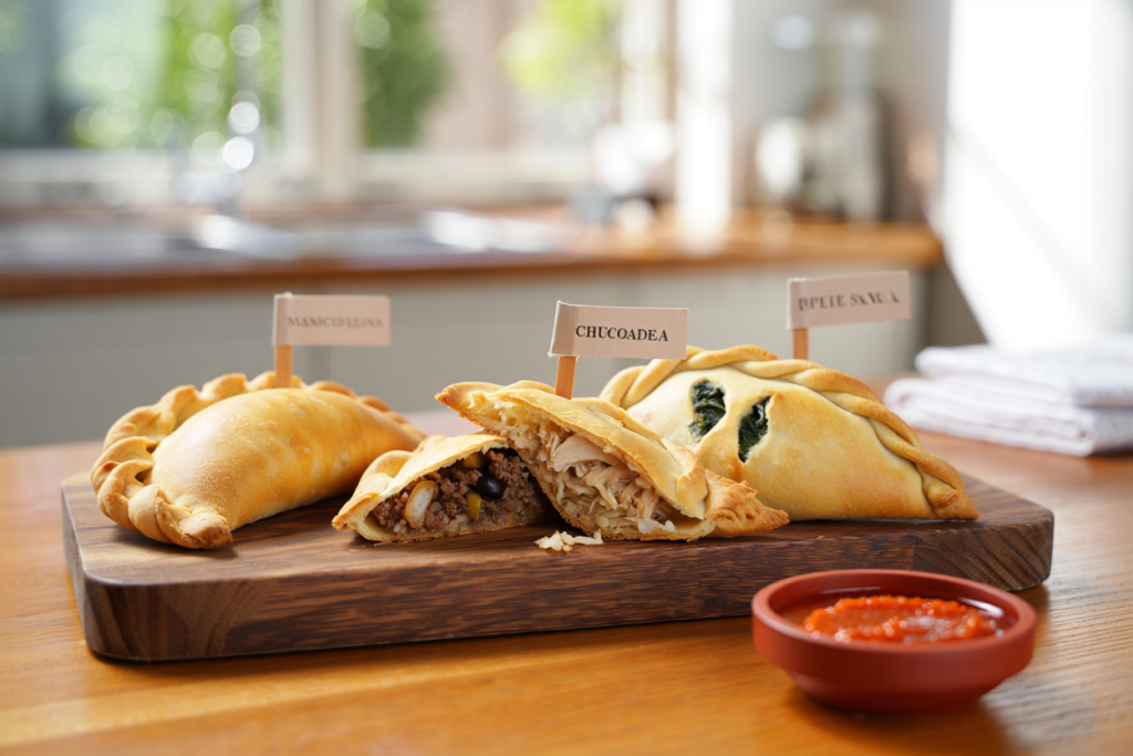 Empanada chilena de ternera