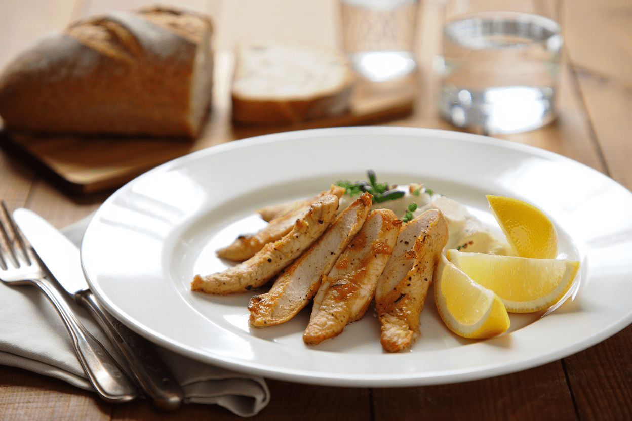 Filetes rusos de carne mixta Solomillos de pollo a la plancha