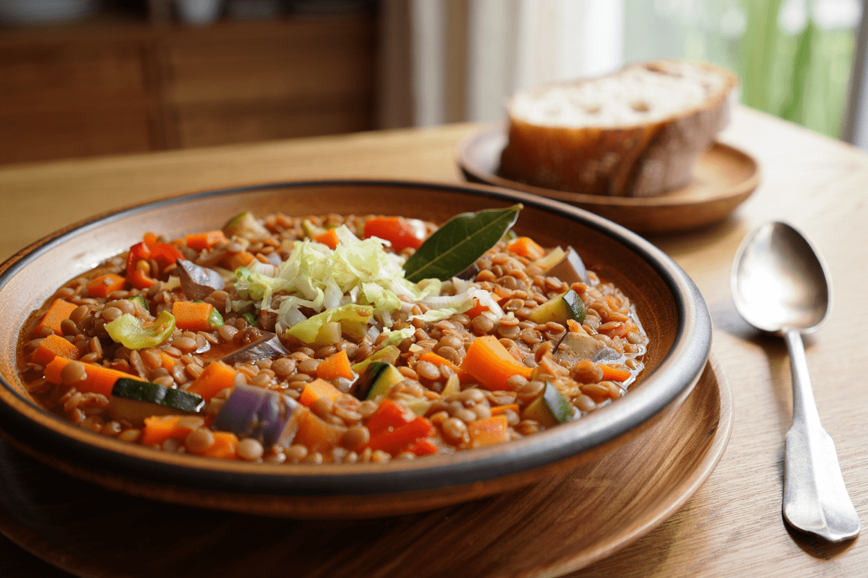 Lentejas estofadas de La Grosella