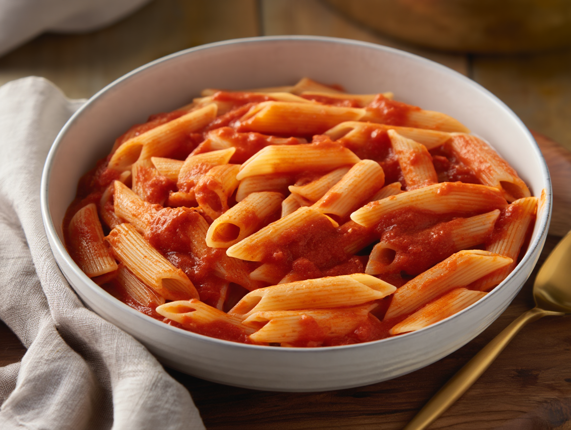 Arroz a banda Macarrones veganos con tomate
