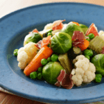 Comida a domicilio - Menestra de verduras salteada con ajo y perejil