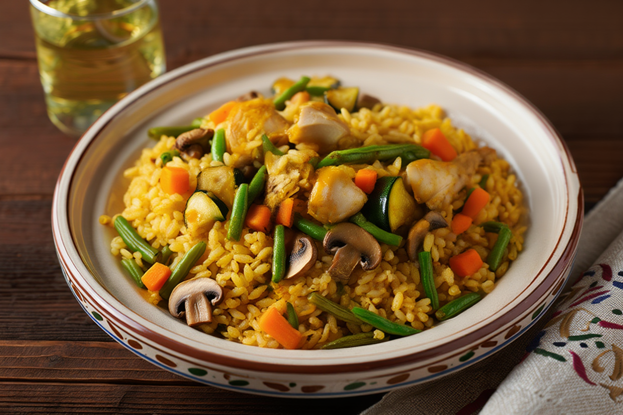 Pilaf-de-trigo-tierno-con-pollo-al-estilo-marroqui-de-La-Grosella