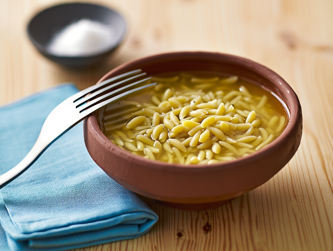 Sopa de pollo con puntalette Sopa de pollo con puntalette