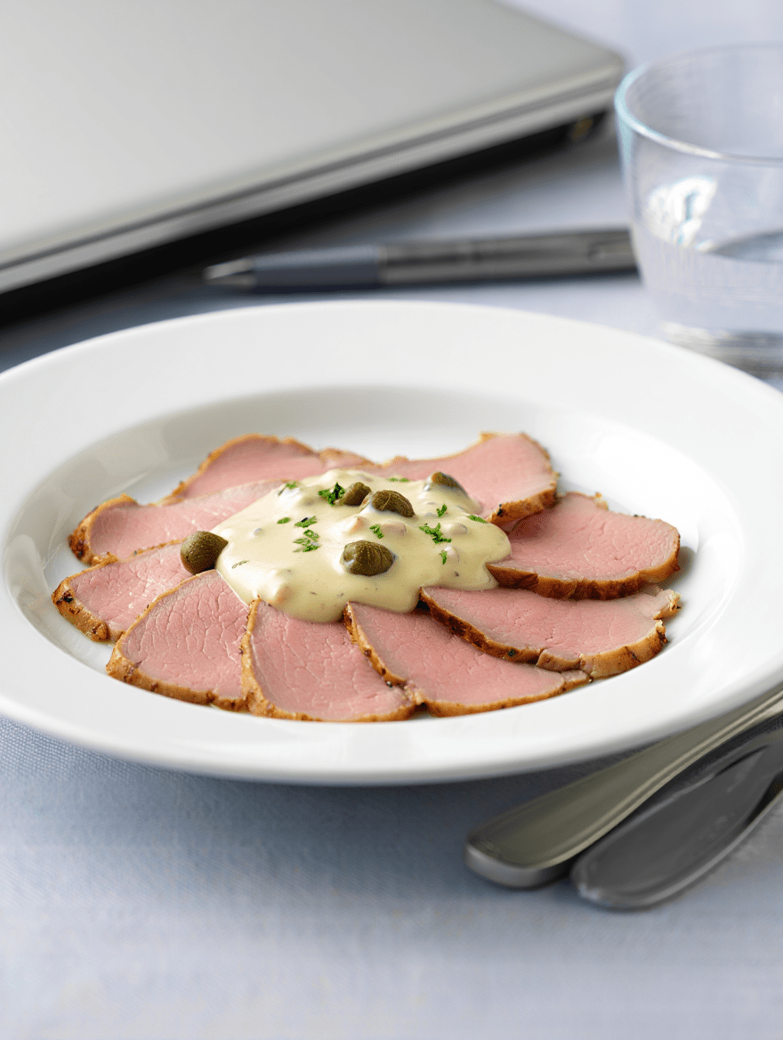 Albóndigas sicilianas Vitello Tonnato