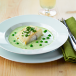 Comida a domicilio - Merluza al vapor con salsa verde