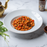 Comida a domicilio - Ragú de garbanzos con verduras al estilo marroquí