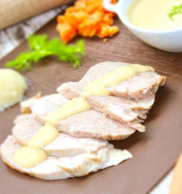 Solomillo de cerdo con salsa de Pedro Ximenez de La Grosella