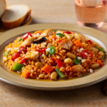 Comida a domicilio - Arroz con pollo y verduras