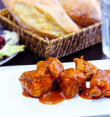 Costillas a la barbacoa de La Grosella