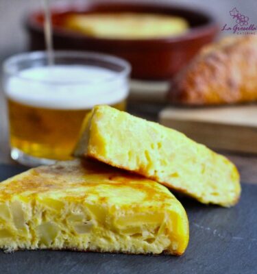Nueva receta de tortilla de patatas de La Grosella INSTA