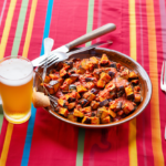 Comida a domicilio - Berenjenas con mojo rojo