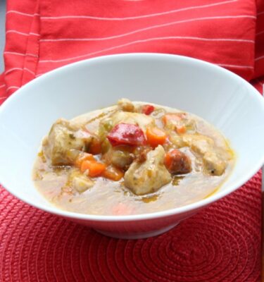 Gulash de lomo con verduras de La Grosella