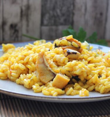 Paella-de-marisco-con-verduras-de-La-Grosella