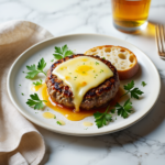 Comida a domicilio - Hamburguesa con queso ahumado
