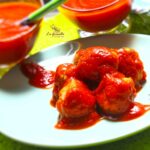 Comida a domicilio - Albóndigas de merluza con salsa de tomate