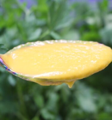 Crema de boniato con manzana detox de La Grosella