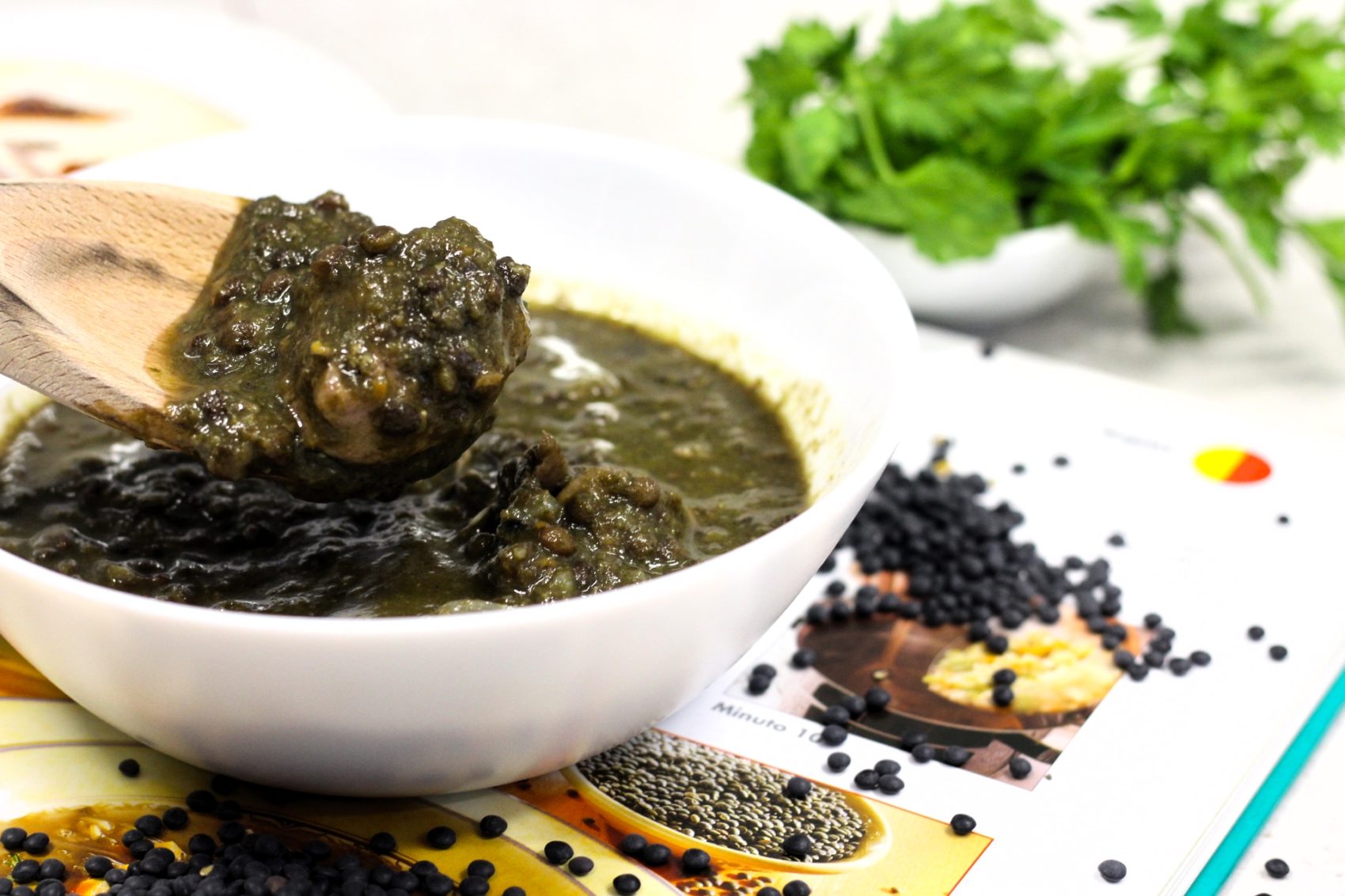 Lentejas con pollo y especias indias picantes Lentejas con pollo y especias indias picantes