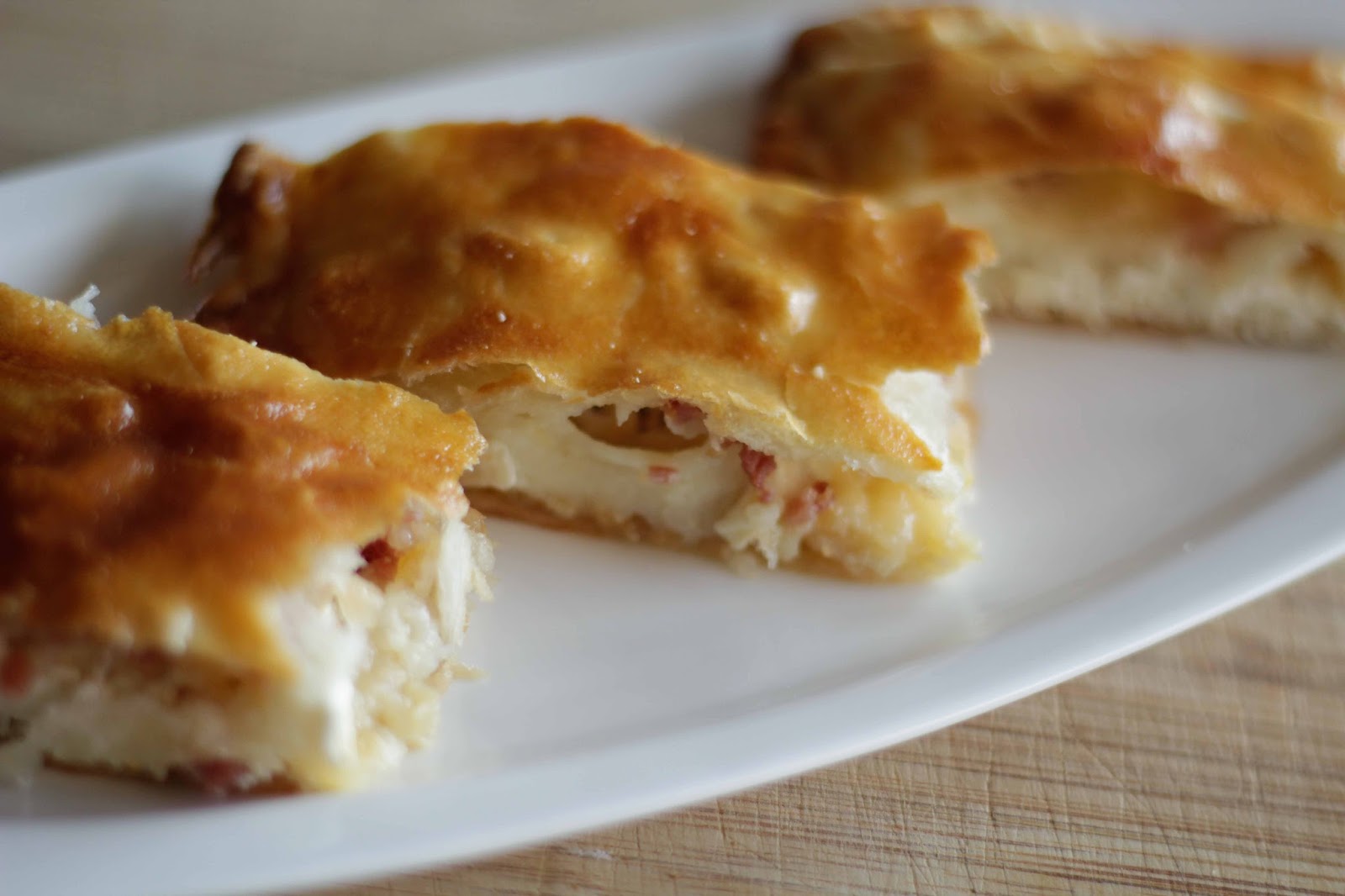 Empanadas gourmet del mundo - Alemana: Struddel Empanada con queso de cabra