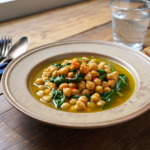 Comida a domicilio - Potaje de garbanzos con espinacas