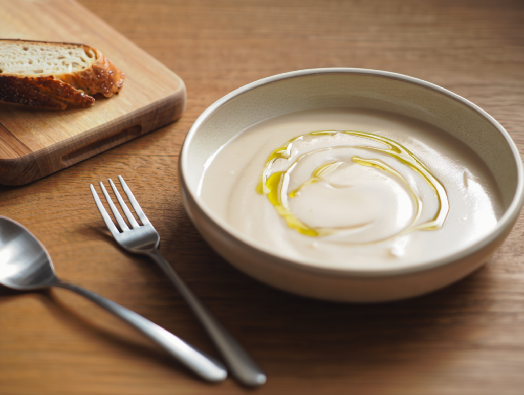 Crema de champiñones
