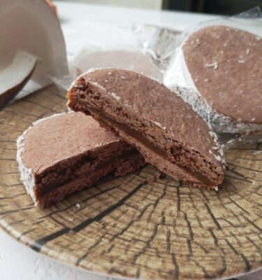 Alfajor de chocolate de La Grosella