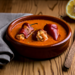 Comida a domicilio - Pimientos del piquillo rellenos de marisco