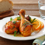 Comida a domicilio - Jamoncitos de pollo a la naranja
