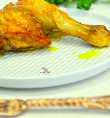 Pollo asado al curry de La Grosella