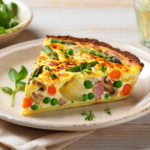 Comida a domicilio - Quiche de verduras con jamón