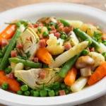 Comida a domicilio - Menestra de la huerta con jamón