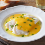 Comida a domicilio - Merluza con salsa Menier