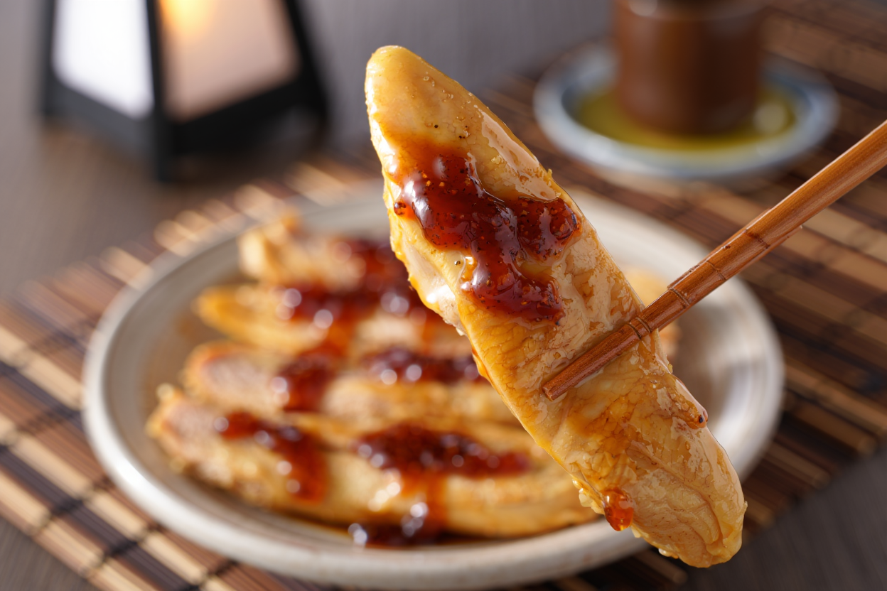 Solomillos-de-pollo-con-salsa-yakitori-de-La-Grosella-1