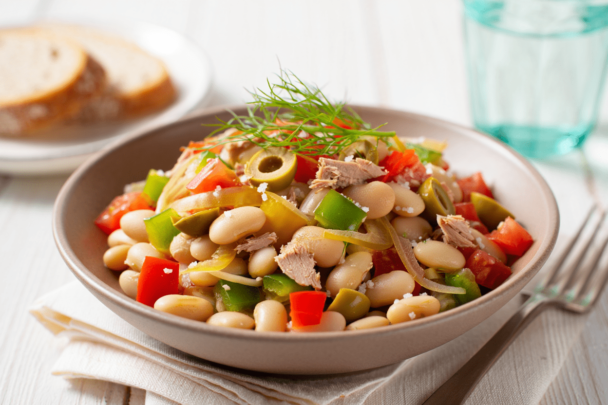 Ensalada de alubias estilo campera Ensalada de alubias estilo campera