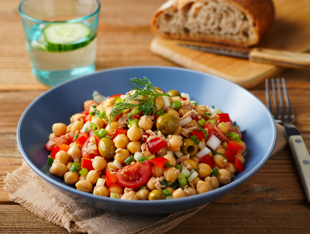 Ensalada de garbanzos estilo campera