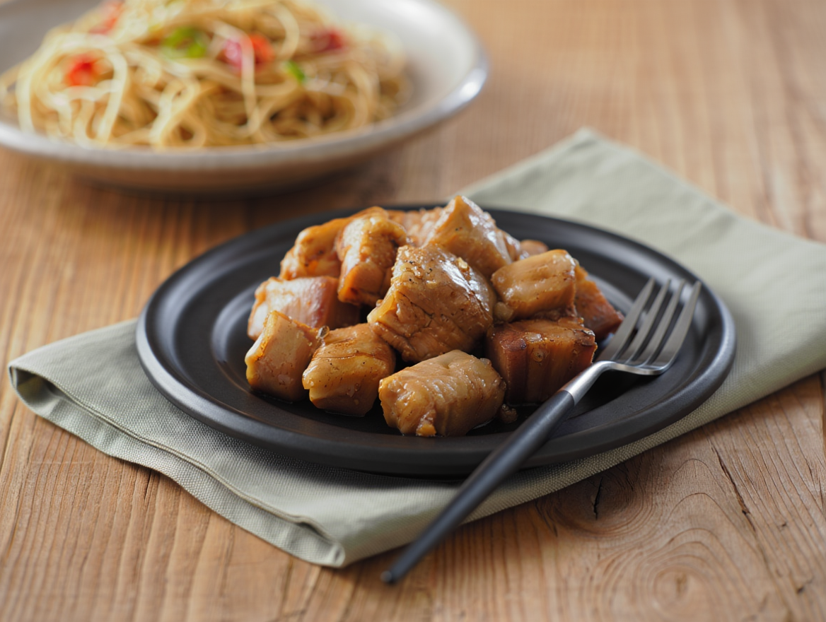 Cerdo-frito-con-salsa-agridulce-de-La-Grosella