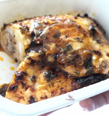 Cuartos traseros al chimichurri de La Grosella