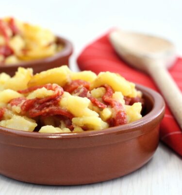 Patatas con pimientos del piquillo De La Grosella