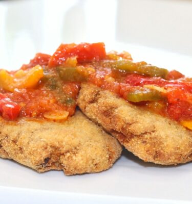 Filetes rusos de pescado con salsa riojana de La Grosella