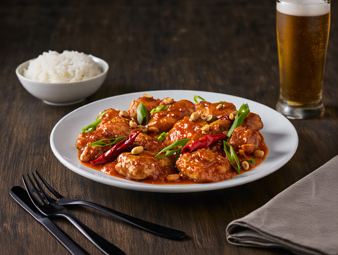 Ragú de pollo Kung Pao de La Grosella