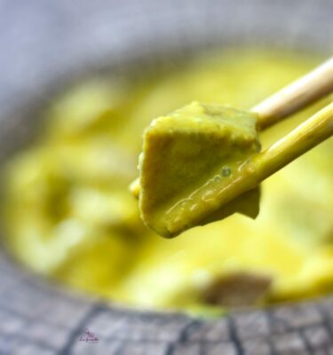 Seitán con curry amarillo de La Grosella