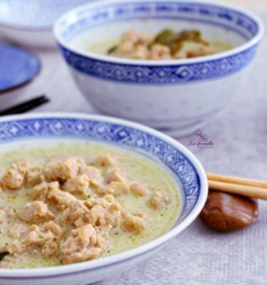 Soja texturizada con curry verde de La Grosella