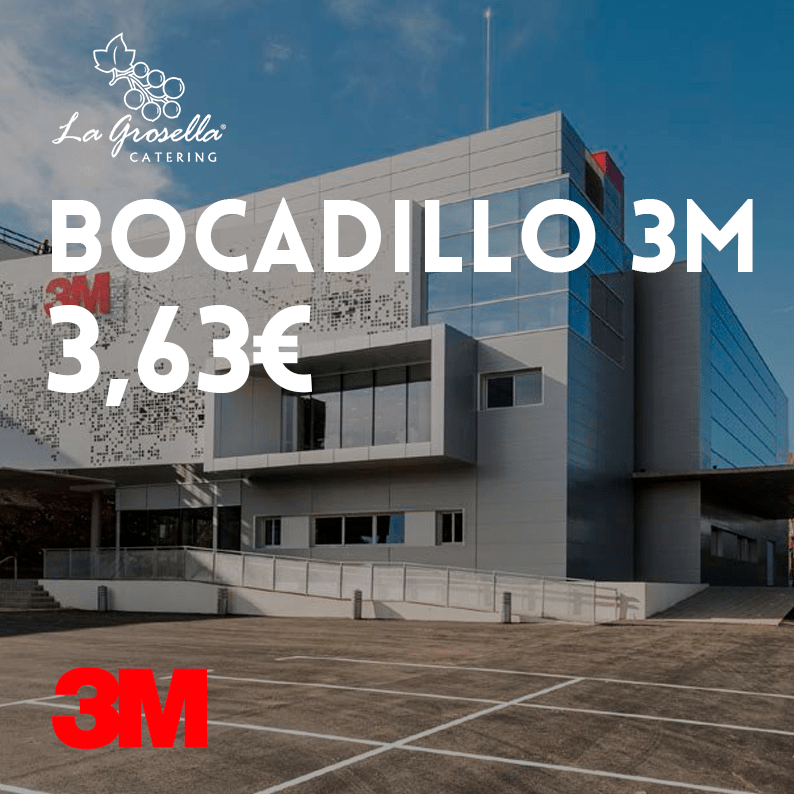 Bocadillo 3M 3,63€ Bocadillo 3M 3,63€