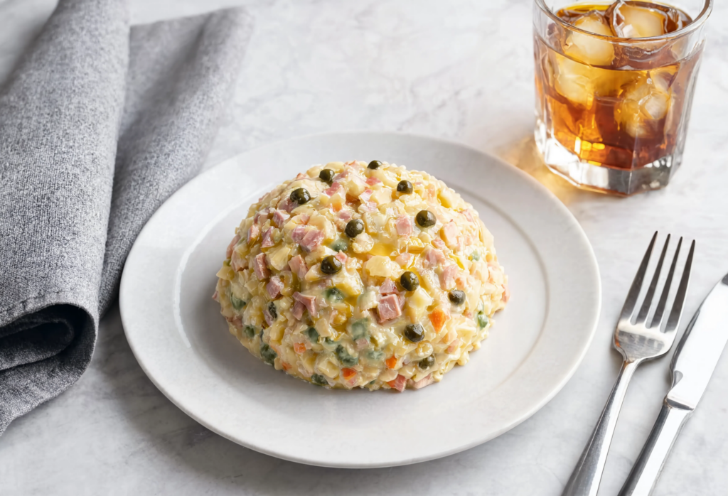 Ensaladilla de ternera con salsa tonnata