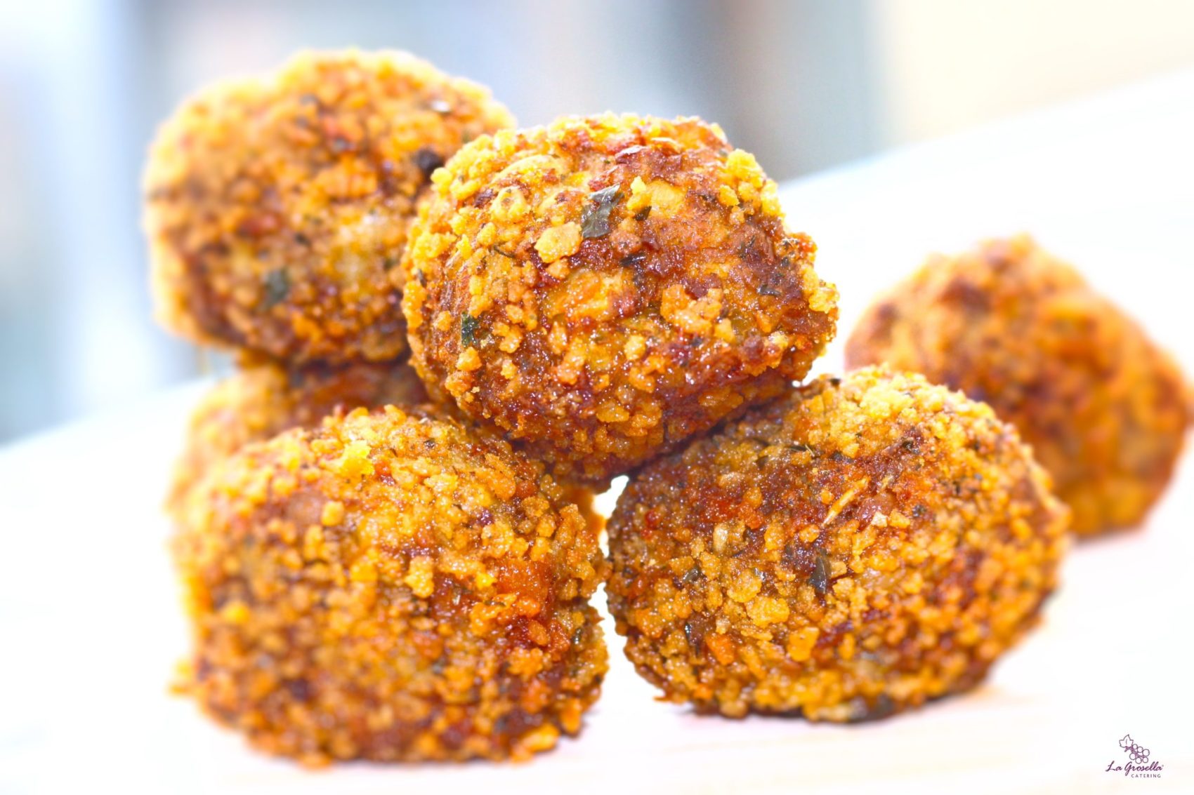 Ragú de pollo a la veracruzana Falafel de lentejas