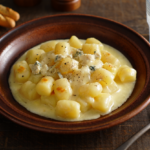 Comida a domicilio - Ñoquis de espinacas con salsa gorgonzola