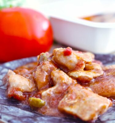 Ragú de pollo a la veracruzana de La Grosella