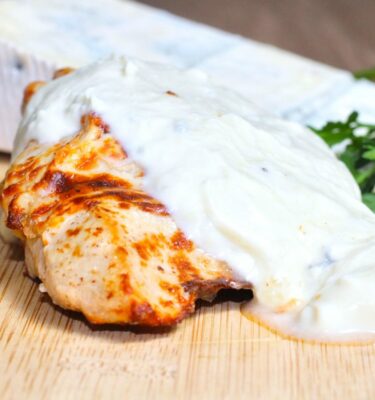 Secreto con salsa gorgonzola de La Grosella 1