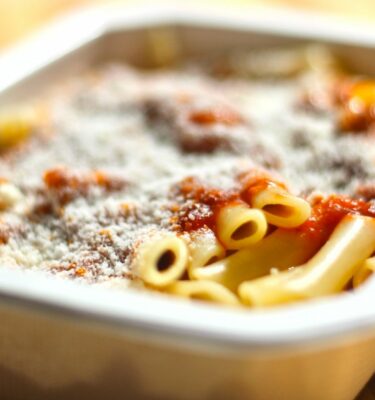 Macarrones a la amatricciana de La Grosella 1