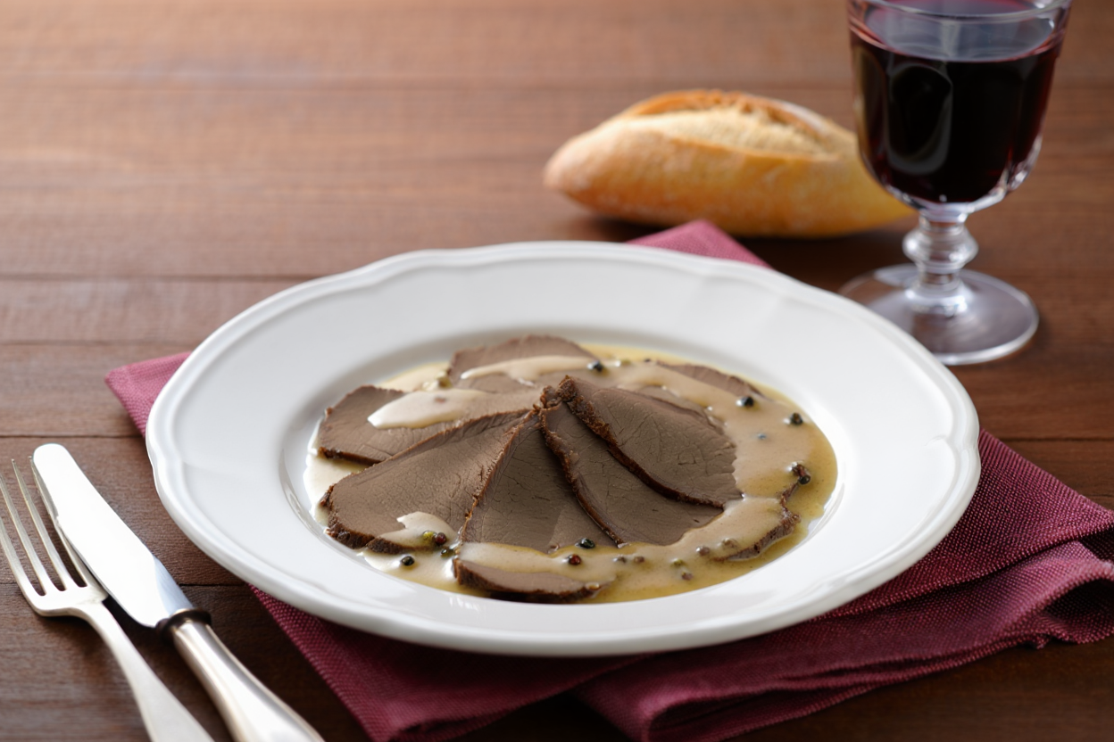 Ternera-asada-con-salsa-de-pimienta-negra-de-La-Grosella